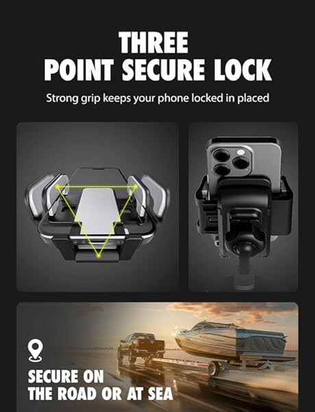 XVenture Xventure Griplox Suction Mount Phone Holder Black for Secure and Convenient Device Support - View 5 of 10