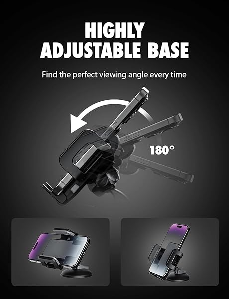 XVenture Xventure Griplox Suction Mount Phone Holder Black for Secure and Convenient Device Support - View 8 of 10