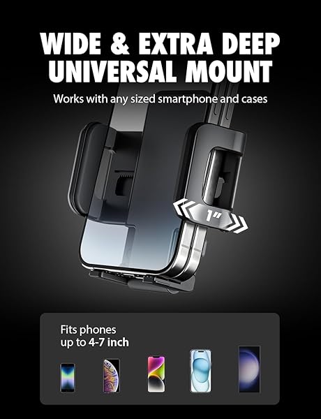 XVenture Xventure Griplox Suction Mount Phone Holder Black for Secure and Convenient Device Support - View 9 of 10