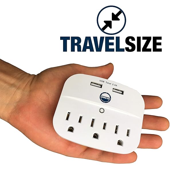 Cruise On Cruise Power Strip with USB Outlets Non Surge Protection Ship Approved Travel Accessories by Cruise On - View 6 of 10