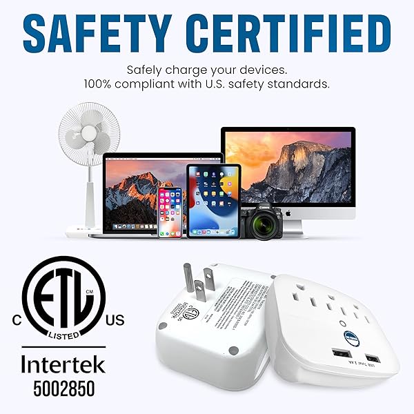 Cruise On Cruise Power Strip with USB Outlets Non Surge Protection Ship Approved Travel Accessories by Cruise On - View 10 of 10