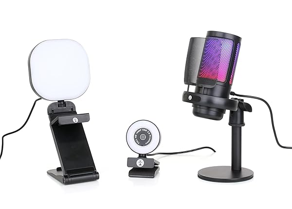 Abel Gaming Stream Team Streaming Equipment Kit for Xbox and Playstation with Male Microphone and Headphone Splitter for Mixer Streaming - View 2 of 10