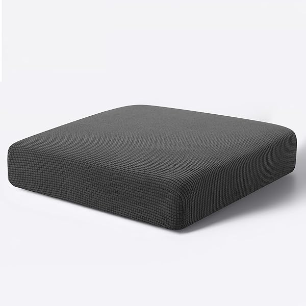 Hokway Reversible Hokway Stretch Couch Cushion Slipcovers - Gray Sofa Protector Covers (Small) for Ultimate Comfort