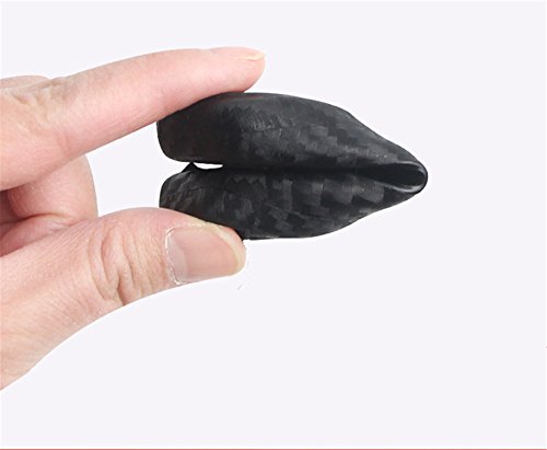 M.JVisun M.JVisun Soft Silicone Rubber Carbon Fiber Key Fob Cover for Audi A1 A3 S3 Q3 Q7 R8 TT Black Keyless Entry Remote Case - View 5 of 8