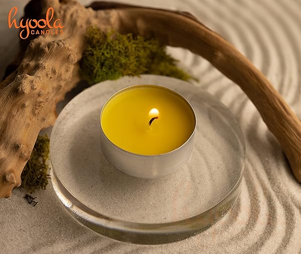 Hyoola Hyoola Tealight Citronella Candles - 100 Pack, DEET Free, 4-Hour Burn for Effective Mosquito Repellent - View 6 of 9