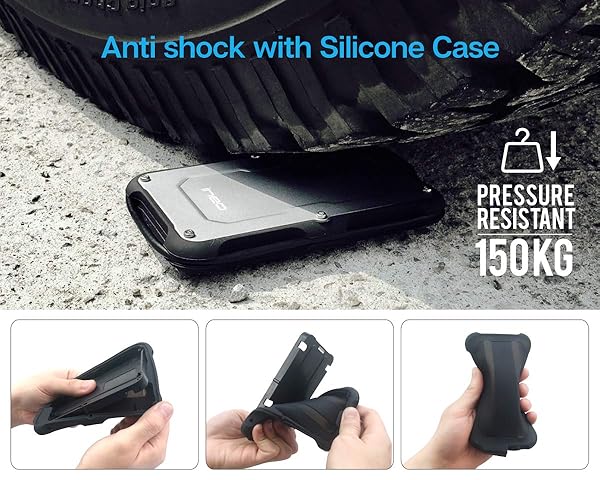 ineo Ineo 25 Inch USB 30 Type A Rugged Waterproof Shockproof External Hard Drive Enclosure T2580 - View 4 of 9