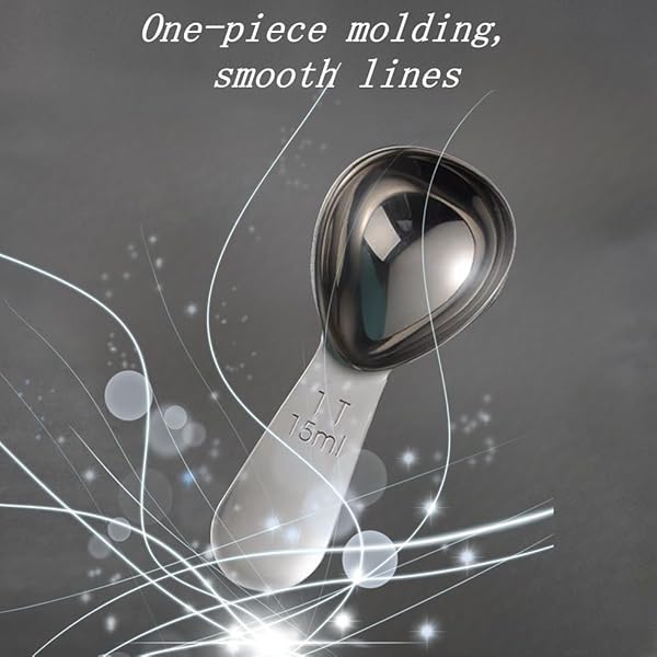 CoaGu CoaGu Short Handle Coffee Scoop 15ml Stainless Steel Measuring Spoon for Coffee Spices Protein Powder Compact Dishwasher Safe Rust Resistant - View 5 of 9