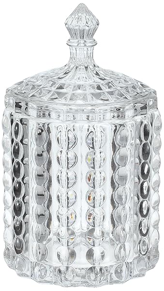 RockTrend RockTrend 16 OZ Crystal Butterfly Candy Jar - Elegant Decorative Storage Container for Candy Buffets