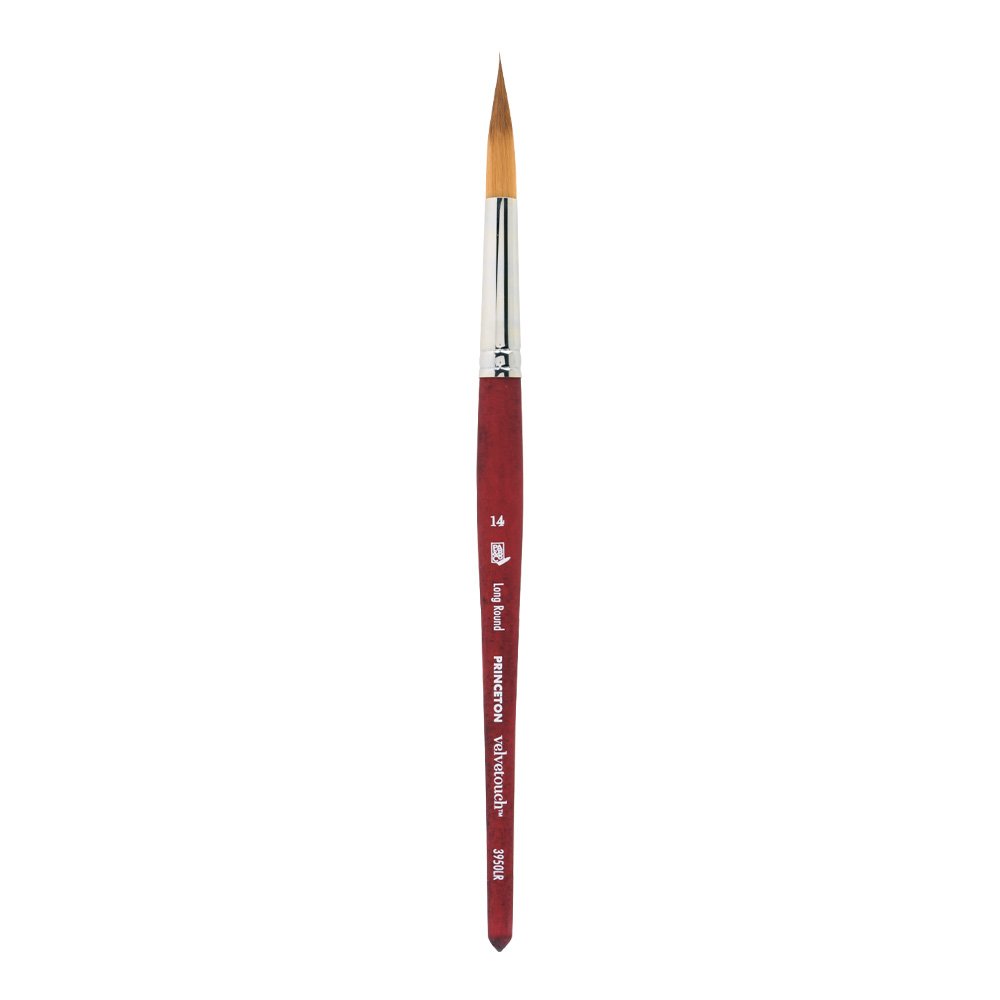 Princeton Princeton Velvetouch Artiste Mini Filbert Grainer Brush Size 1/4 for Acrylic Watercolor and Oil Painting - View 7 of 9