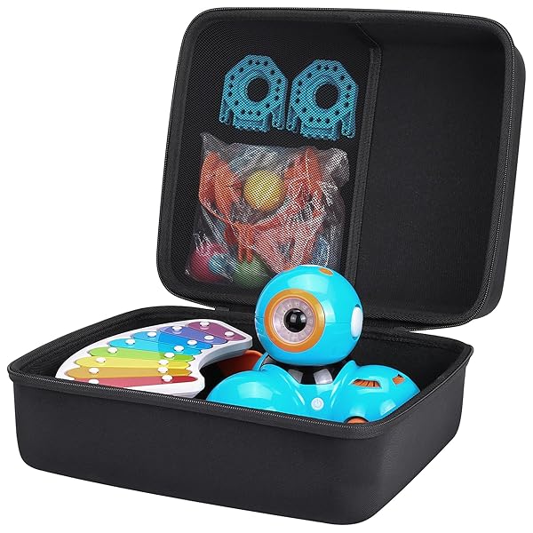 co2CREA co2CREA Hard Travel Case for Wonder Workshop Dash Robot Dot Creativity Kit Xylophone Launcher Durable Protection and Easy Transport - View 2 of 9
