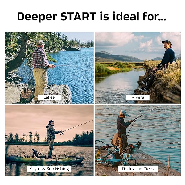 Deeper Deeper START Smart Fish Finder: Portable Depth Finder for Dock & Shore Fishing | Castable & App-Compatible - View 4 of 7