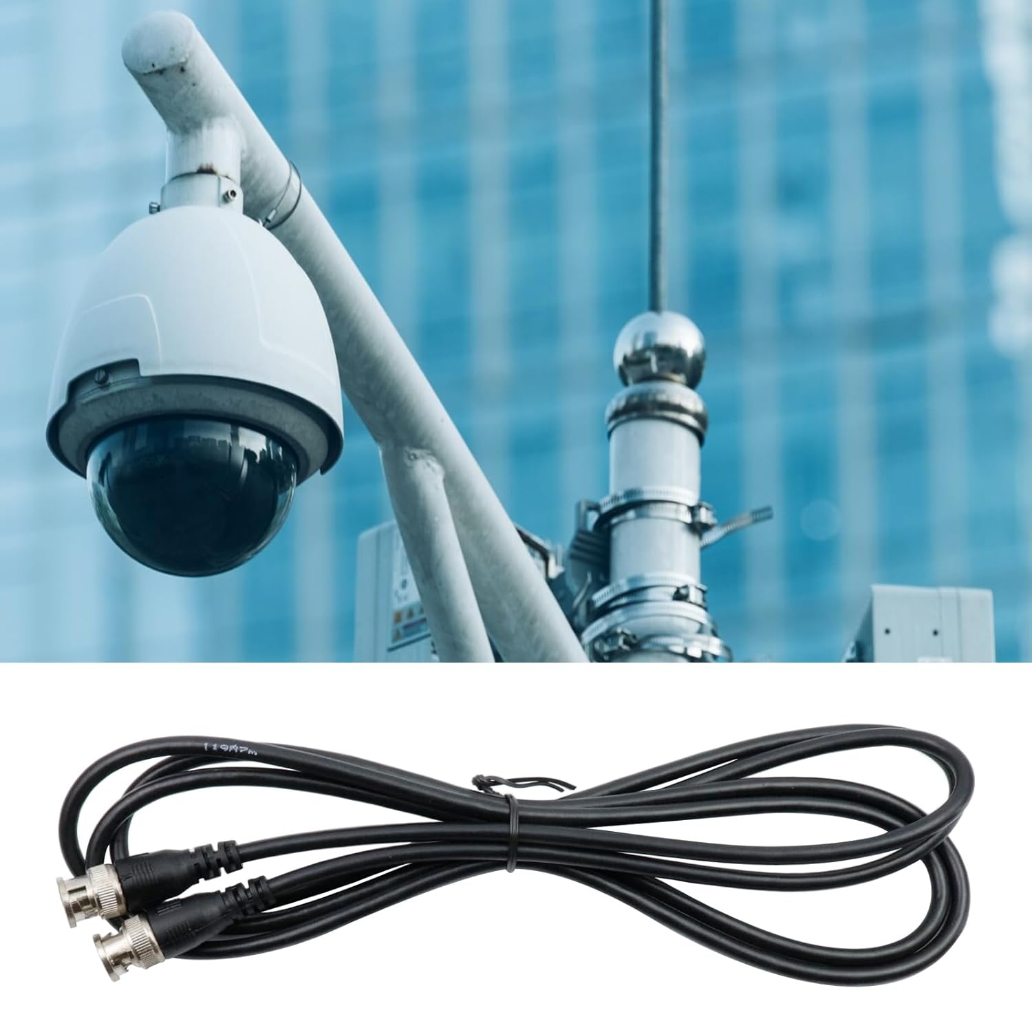 Antrader Antrader 10pcs RG58 6 Feet 50 Ohm BNC Male to BNC Male Coaxial Cable for Reliable Signal Transmission - View 4 of 6