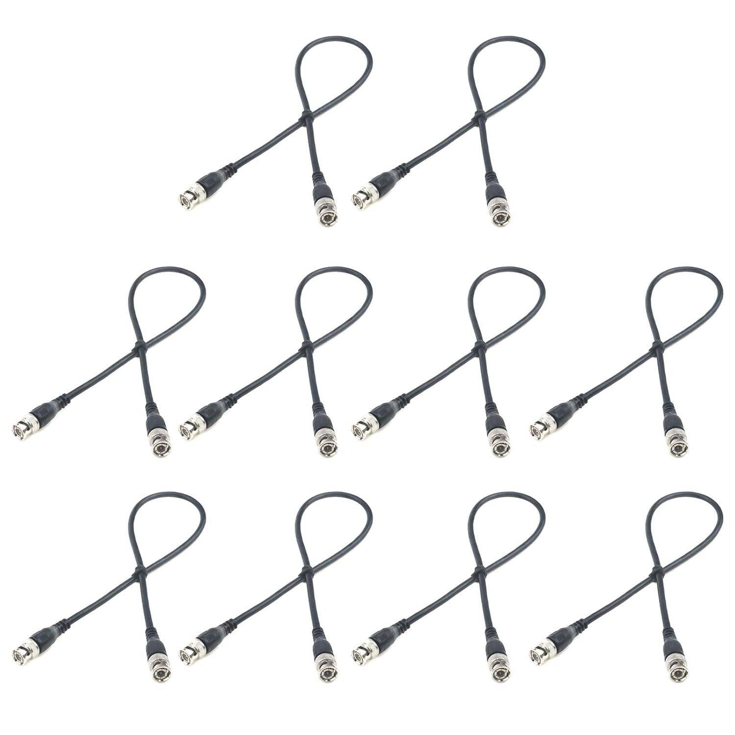 Antrader Antrader 10pcs RG58 6 Feet 50 Ohm BNC Male to BNC Male Coaxial Cable for Reliable Signal Transmission - View 6 of 6