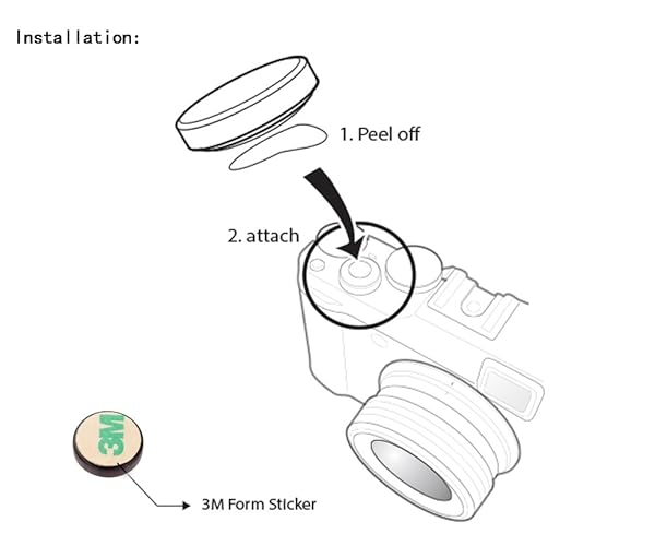 VKO VKO Wood Soft Shutter Release Button Sticker for Sony A7RIII, A7II, A7III, RX100 & X-T1 - Red Wood Grain Design - View 7 of 7