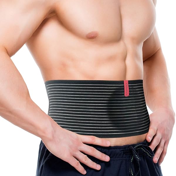 ORTONYX ORTONYX Umbilical Hernia Belt for Men and Women Abdominal Support Binder with Compression Pad for Hernia Surgery Prevention Small Medium - View 2 of 9