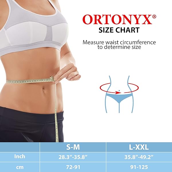 ORTONYX ORTONYX Umbilical Hernia Belt for Men and Women Abdominal Support Binder with Compression Pad for Hernia Surgery Prevention Small Medium - View 5 of 9