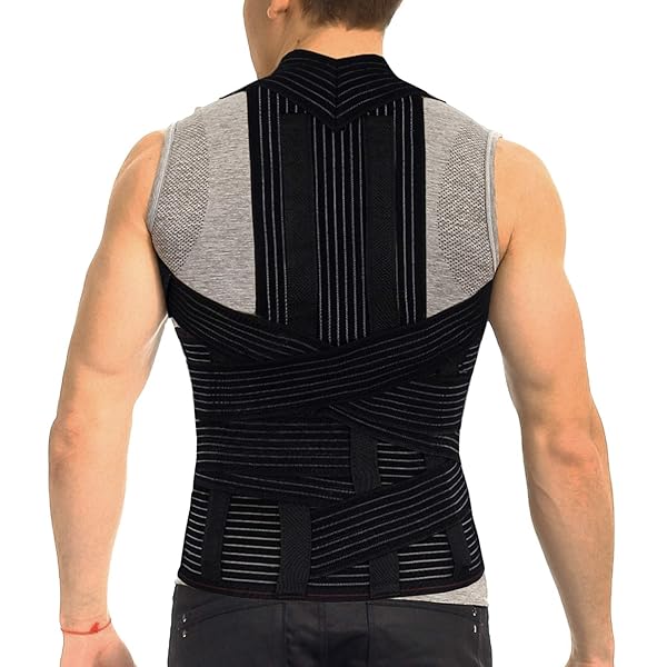 ORTONYX ORTONYX TLSO Full Back Support Brace Lightweight Breathable Pain Relief for Thoracic Kyphosis Herniated Disc Removable Pad ACHB5248-XL - View 3 of 8