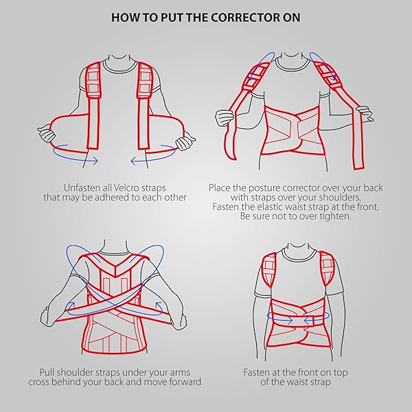 ORTONYX ORTONYX TLSO Full Back Support Brace Lightweight Breathable Pain Relief for Thoracic Kyphosis Herniated Disc Removable Pad ACHB5248-XL - View 6 of 8