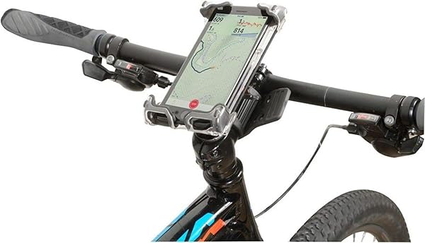 Delta Hefty Bike Phone Mount by Delta Cycle Universal Smartphone Holder for Any Handlebar Fits All Phones Hands-Free Access On The Go - View 4 of 5