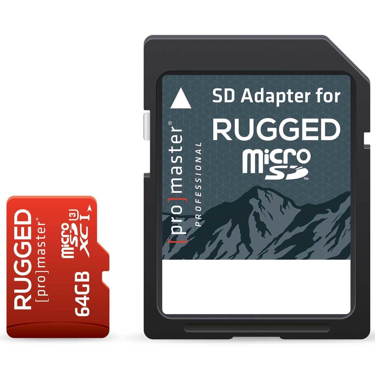 ProMaster Micro SD Professional Rugged Memory Card 64GB High Speed Storage Solution for Cameras and Devices