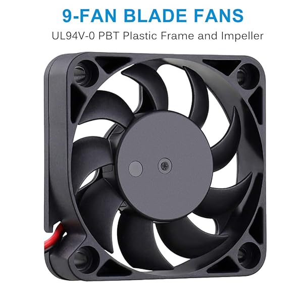 GDSTIME GDSTIME 50mm x 50mm x 12mm 24v Dual Ball Bearing Brushless Cooling Fan for Efficient Cooling Solutions - View 7 of 9