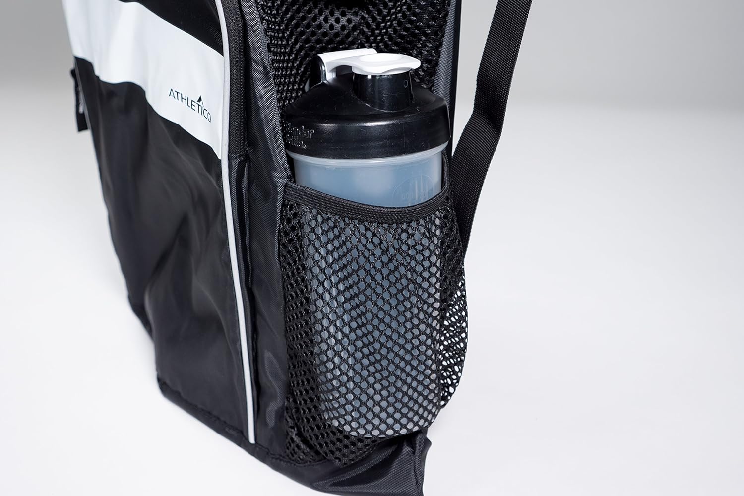 Athletico Athletico Mesh Swim Bag with Wet and Dry Compartments Ideal for Swimming Beach Camping and More Black - View 7 of 9