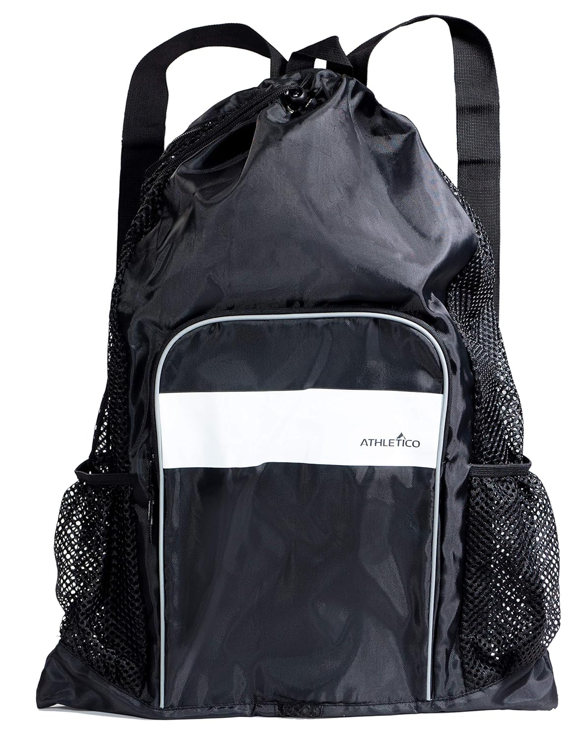 Athletico Athletico Mesh Swim Bag with Wet and Dry Compartments Ideal for Swimming Beach Camping and More Black