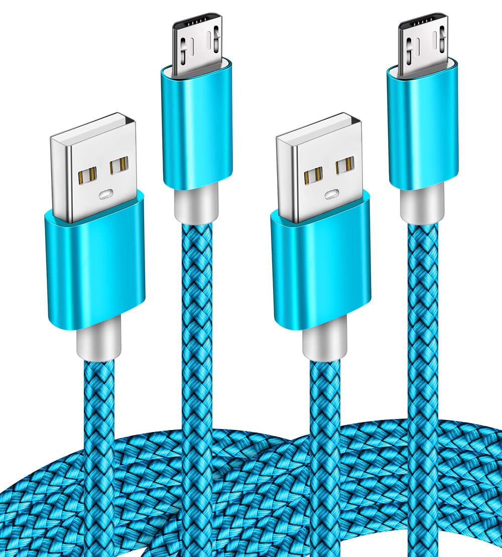 2 Pack 3.5ft Micro USB Cable Fast Charger for Samsung Galaxy Note Tab Kindle Fire HD and More
