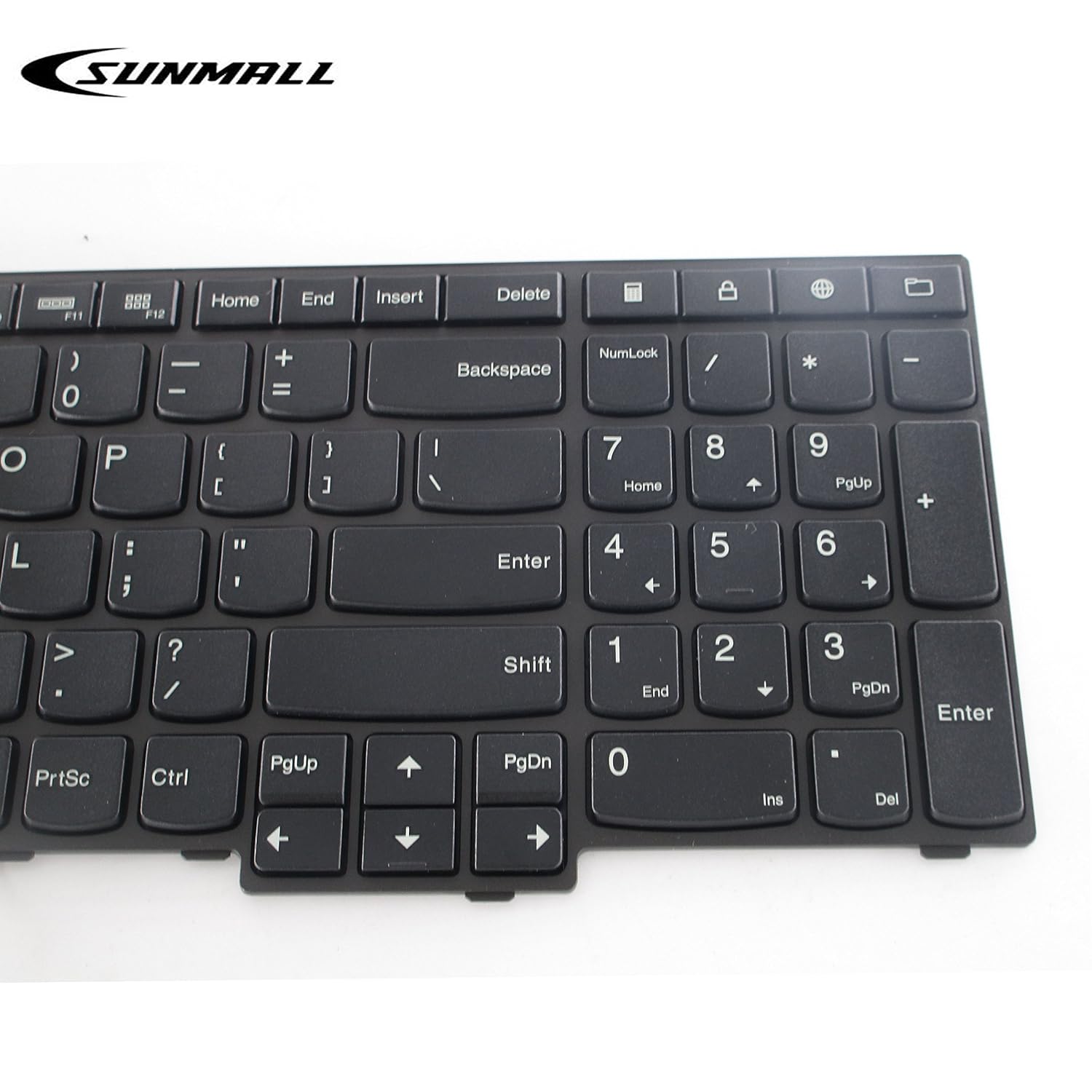 SUNMALL SUNMALL Laptop Keyboard Replacement Frame for Lenovo Thinkpad E550 E550C E555 E560 E565 US Layout Black - View 5 of 5
