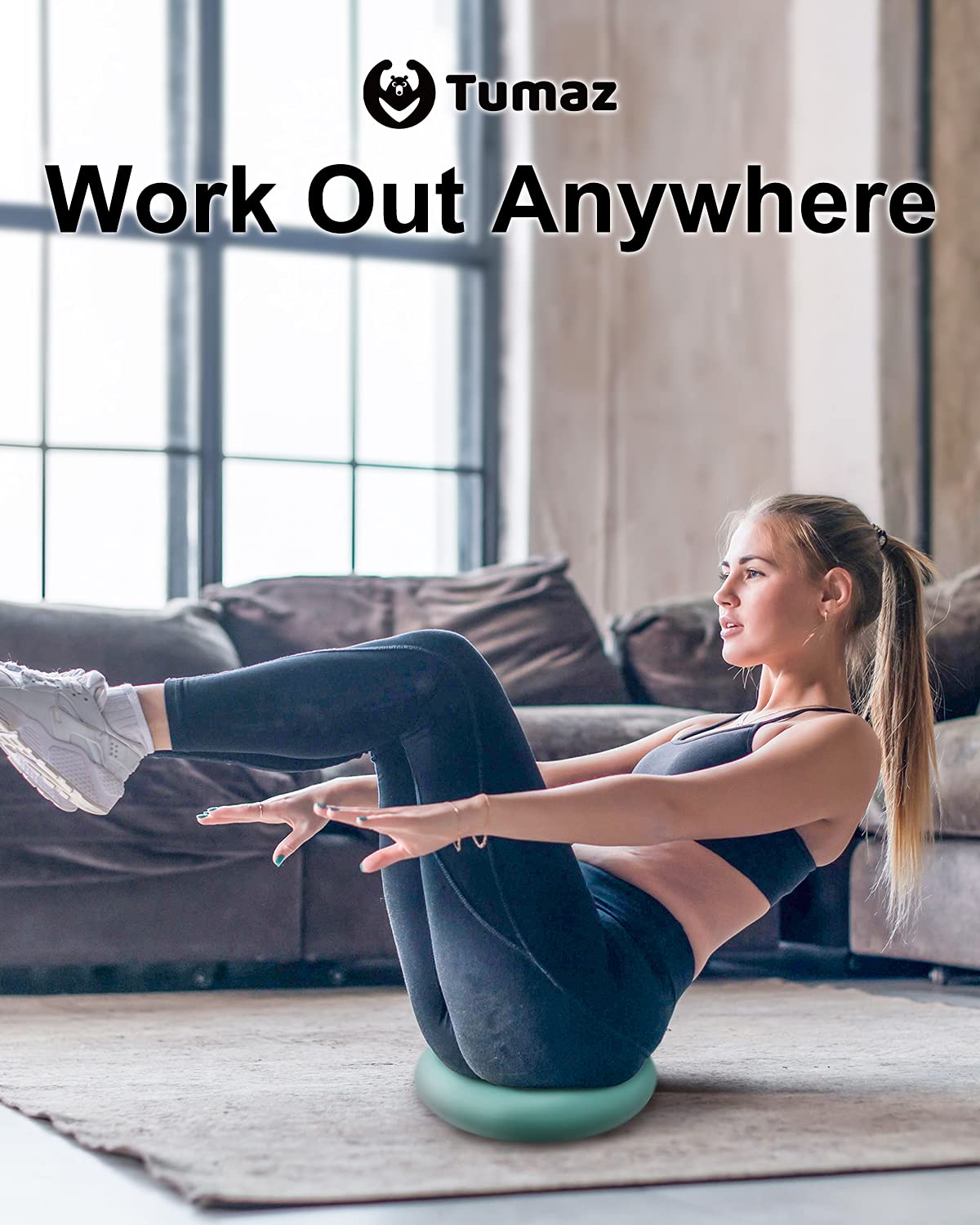 Tumaz Tumaz Wobble Cushion for Improved Posture and Focus in Kids Balance Disc for Back Pain Relief Core Strength and Flexible Seating - View 5 of 6