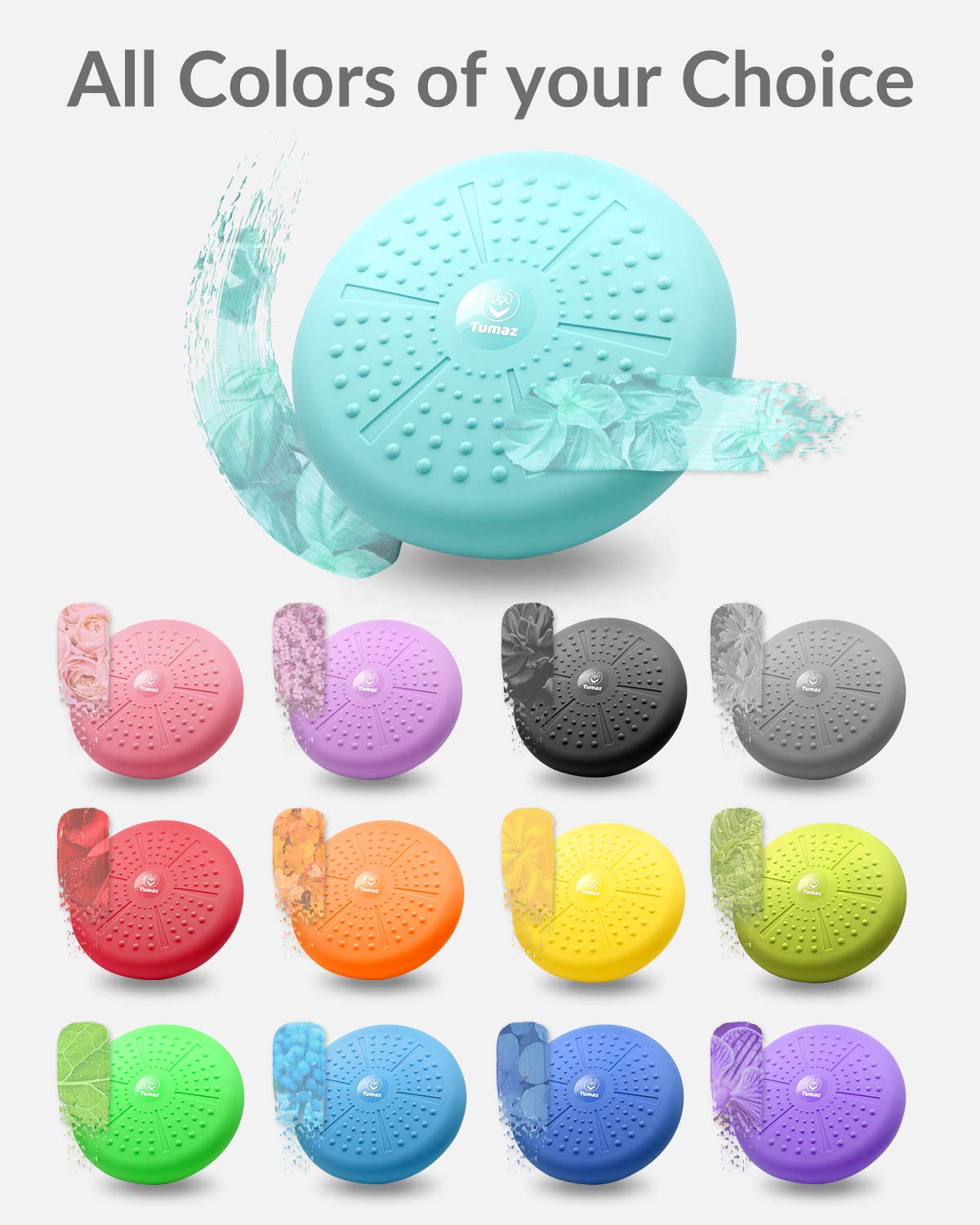 Tumaz Tumaz Wobble Cushion for Improved Posture and Focus in Kids Balance Disc for Back Pain Relief Core Strength and Flexible Seating - View 6 of 6