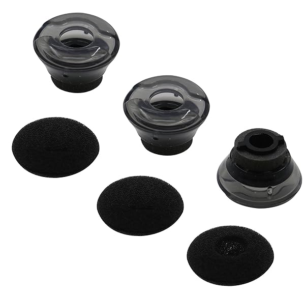 ALXCD ALXCD Gel Eartips for Voyager 5200 - Soft Gel & Foam Tips (S/M/L) for Ultimate Comfort & Fit