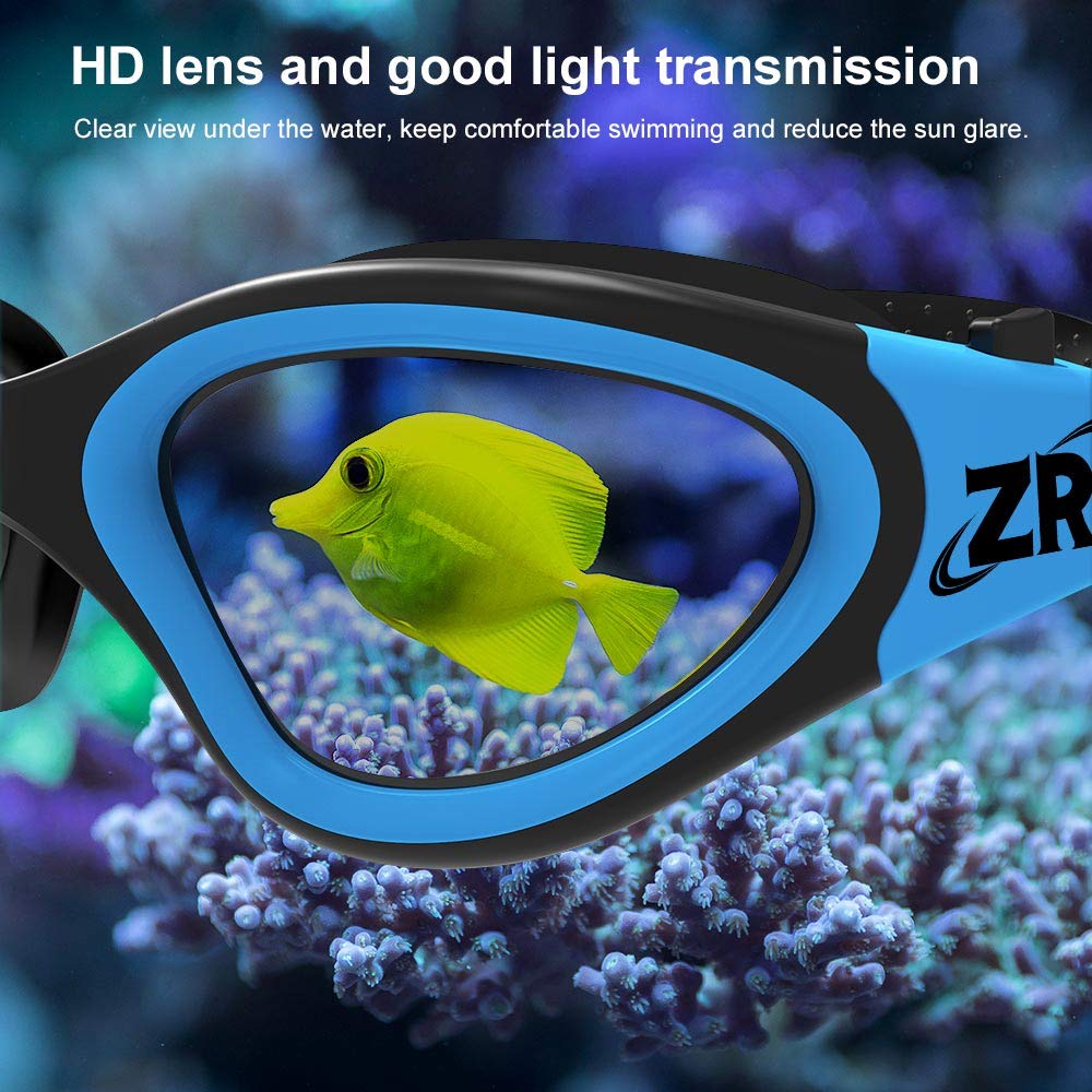 ZIONOR Swim Goggles G1 Polarized with UV Protection Anti-fog Adjustable Strap for Men Women Indoor Outdoor Swimming - View 9 of 9
