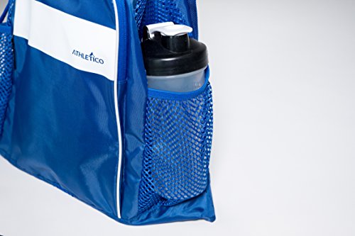 Athletico Athletico Mesh Swim Bag with Wet and Dry Compartments Ideal for Swimming Beach Camping and More Blue - View 7 of 7