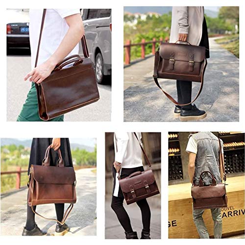 JAKAGO JAKAGO 140cm Adjustable PU Leather Shoulder Strap with Metal Hooks for Crossbody Bags & DIY Purse Making - Brown - View 8 of 8