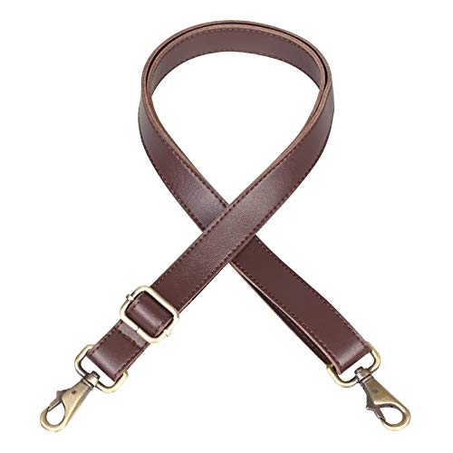 JAKAGO JAKAGO 140cm Adjustable PU Leather Shoulder Strap with Metal Hooks for Crossbody Bags & DIY Purse Making - Brown - View 2 of 8