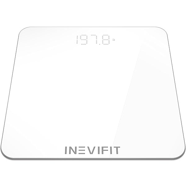 INEVIFIT INEVIFIT Bathroom Scale Highly Accurate Digital Body Scale for Multiple Users with 5-Year Warranty