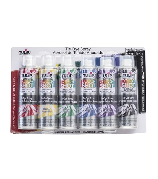 TULIP Vibrant Tulip Fabric Spray Paint: Multicolor Options for Creative DIY Projects - View 2 of 6