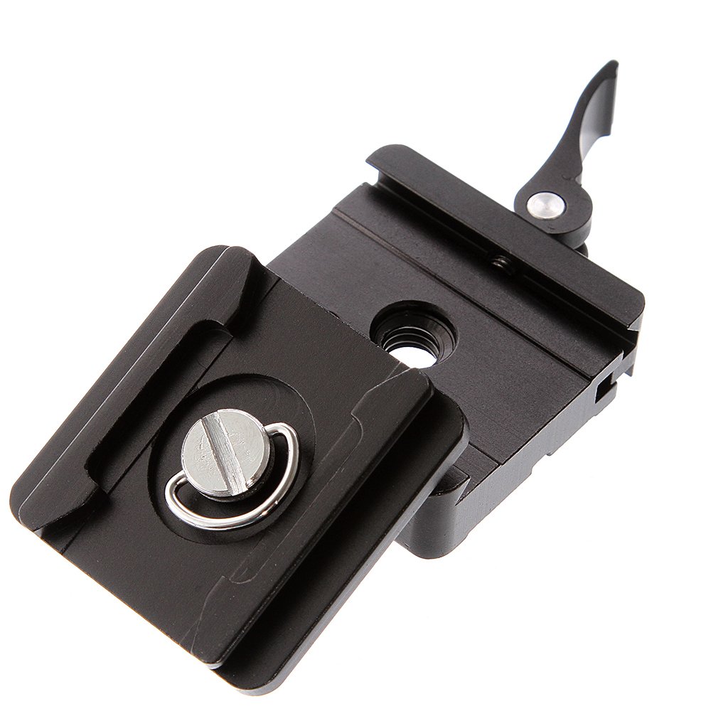 Hersmay P50 Camera Quick Release Clamp with Quick Release Plate and Mounting Screw for Tripod Ball Head Arca Swiss Compatible - View 4 of 5