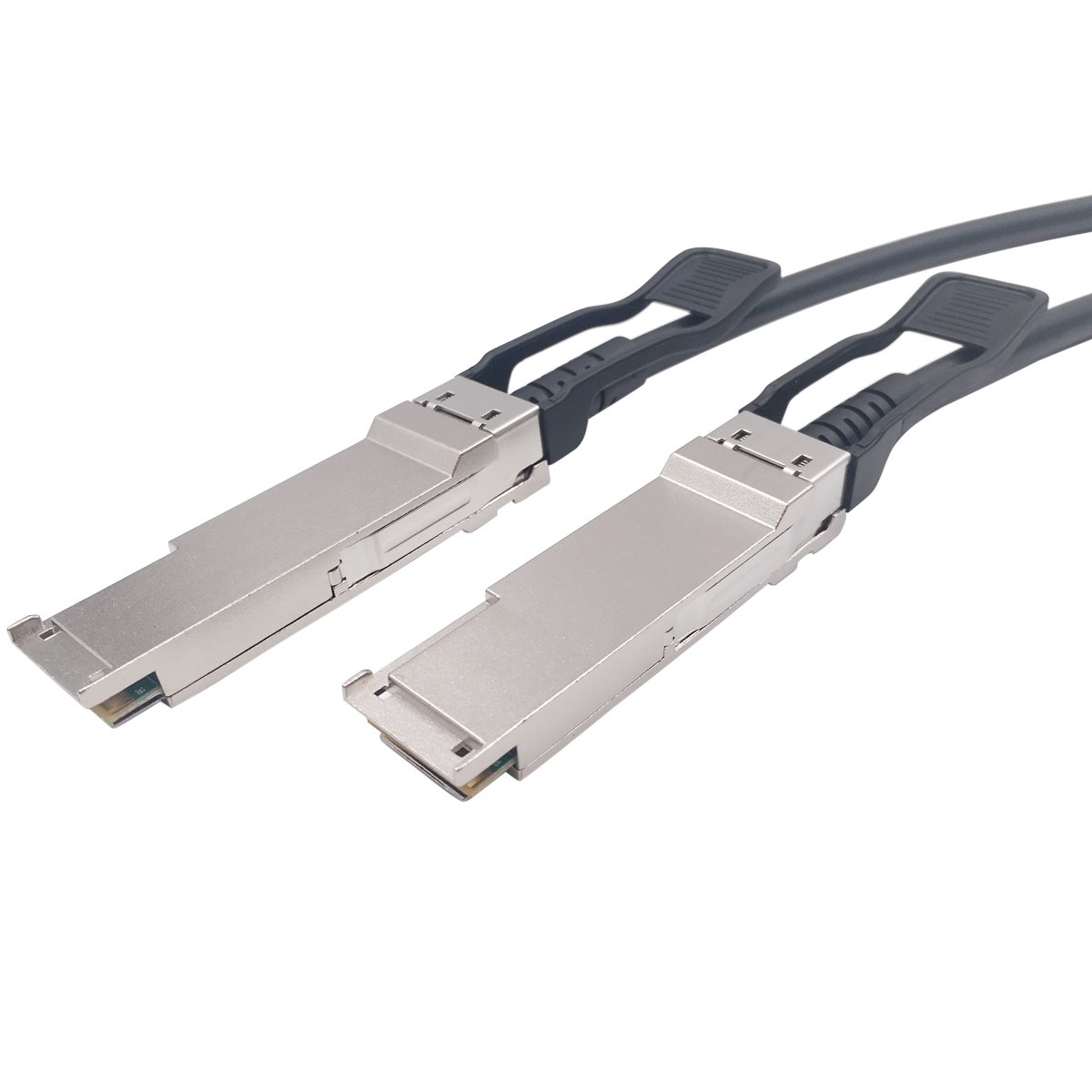 Wiitek 2M QSFP+ DAC Twinax Cable 40GbE Direct Attach Copper Cable 30AWG for Cisco Dell Ubiquiti D-Link Juniper Huawei Mellanox Mikrotik SuperMicro - View 2 of 7