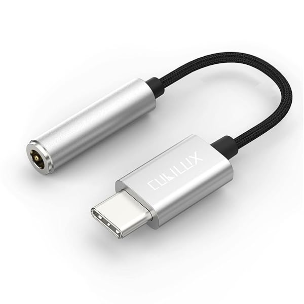 Cubilux USB C Headphone Adapter: 96KHz DAC for Google Pixel 9/8/7/6 Pro & More - Type C to 3.5mm Audio Dongle