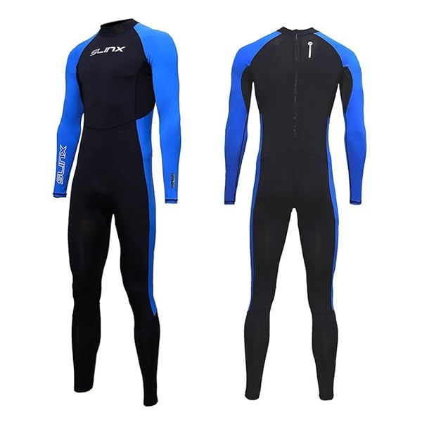 Skyone Full Body Dive Wetsuit for Men and Women UV Protection Long Sleeve Swimwear for Snorkeling Surfing Scuba Diving Kayaking XL