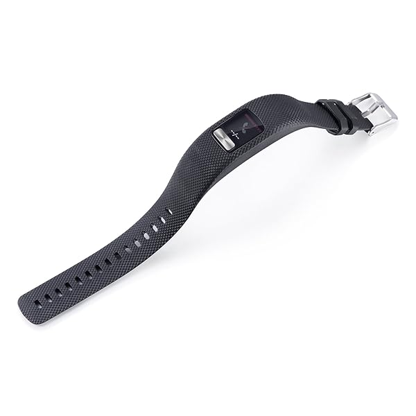 ZSZCXD Garmin Vivofit 4 Silicone Replacement Band Black Large Durable Wristband Strap - View 3 of 3