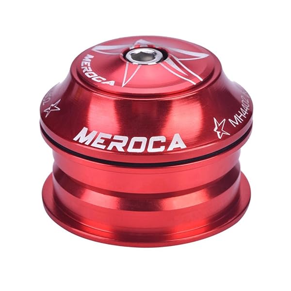 "1 1/8" Aluminium Alloy Mountain Bike Headset for 44mm Head Tube - Threadless ZS44 (Red)"