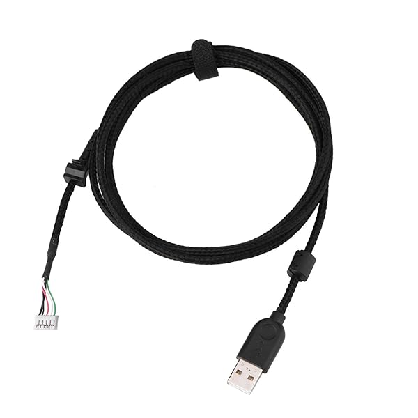 ASHATA Richer-R USB Mouse Cable Replacement - 2.19yd Plug and Play for Seamless Connectivity - View 2 of 10