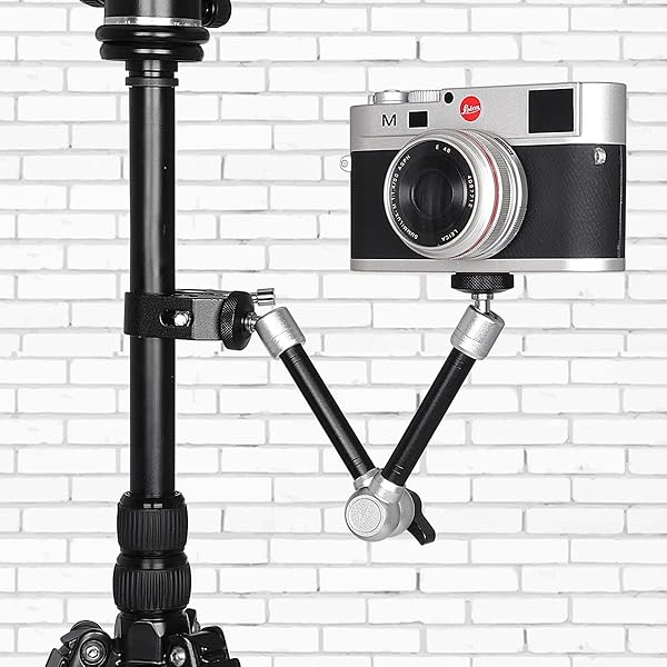 fantaseal "11" Adjustable Magic Arm for DSLR, Mirrorless, Action Cameras & Smartphones - Perfect Vlog Rig with Clamp for GoPro & iPhone" - View 9 of 10