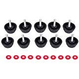 10Pcs Durable Screw Nuts & Covers for Fishing Reel Handles - Sougayilang Replacement Parts