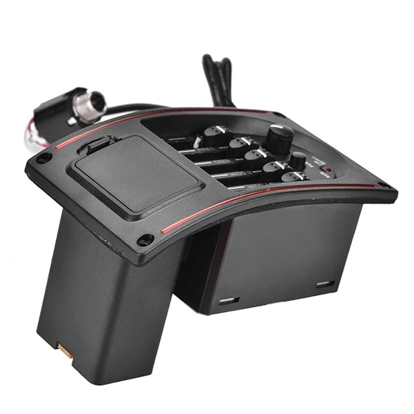 Tbest PS-500 Acoustic Guitar Pickup & Preamp: 5-Band EQ, Piezo Tuner for Superior Sound Quality - View 10 of 10