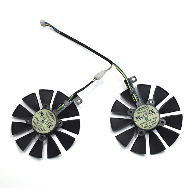 inRobert Buy inRobert A Pair Cooling Fan for ASUS GTX 1070/1060 & RX 480 - T129215SU Graphics Card Cooler