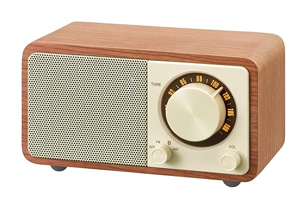 Sangean Buy Sangean WR-7WL Mini Bluetooth Speaker - Walnut Wood, FM Tuner & Aux-in | Premium Sound & Style - View 3 of 7